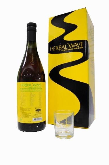 HERBAL WAVE เครื่องดื่มน้ำผลไม้สมุนไพร